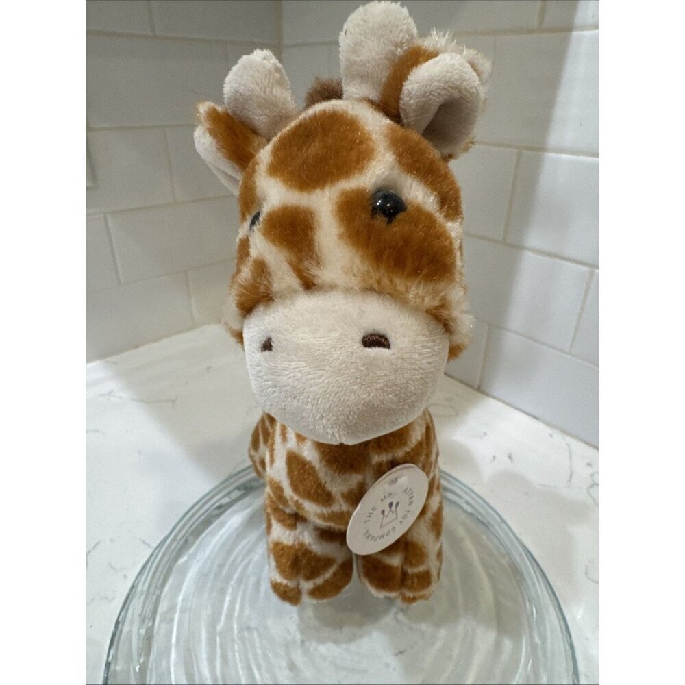 The Manhattan Toy Company 9” Giraffe Plush Doll With Weighted Feet